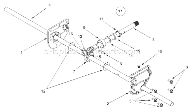 Page C Diagram and Parts List for 31AE643E401 2004 Yard Man Snow Blower